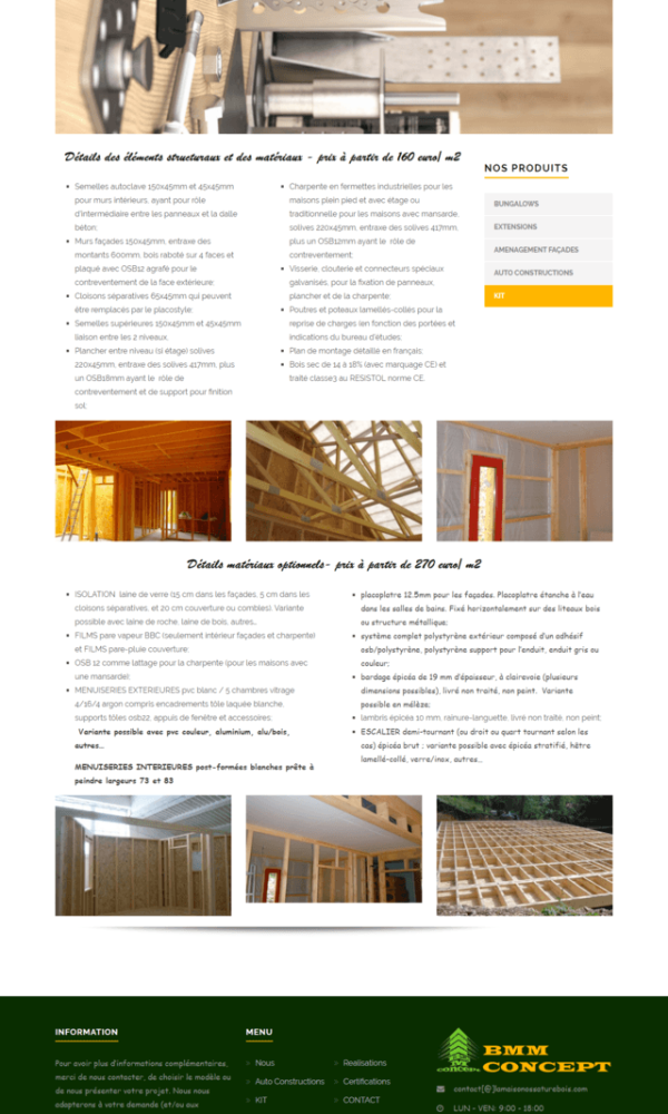 Inovateam web design lamaisonossaturebois 5