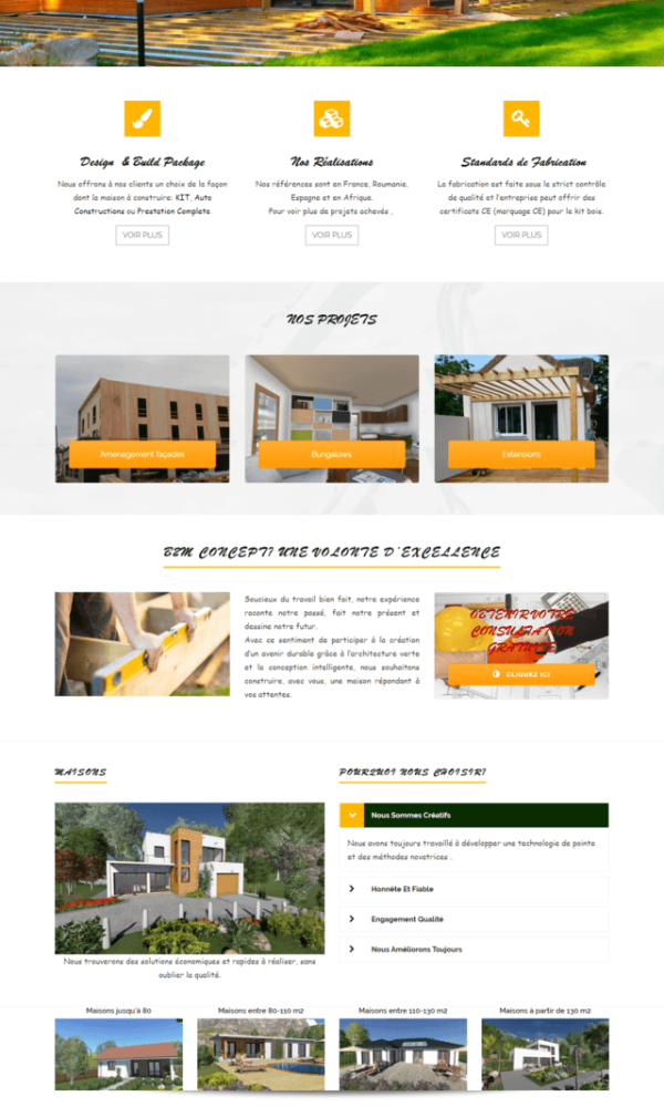 Inovateam web design lamaisonossaturebois