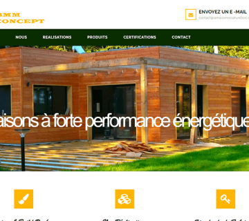 Website lamaisonossaturebois 360x320